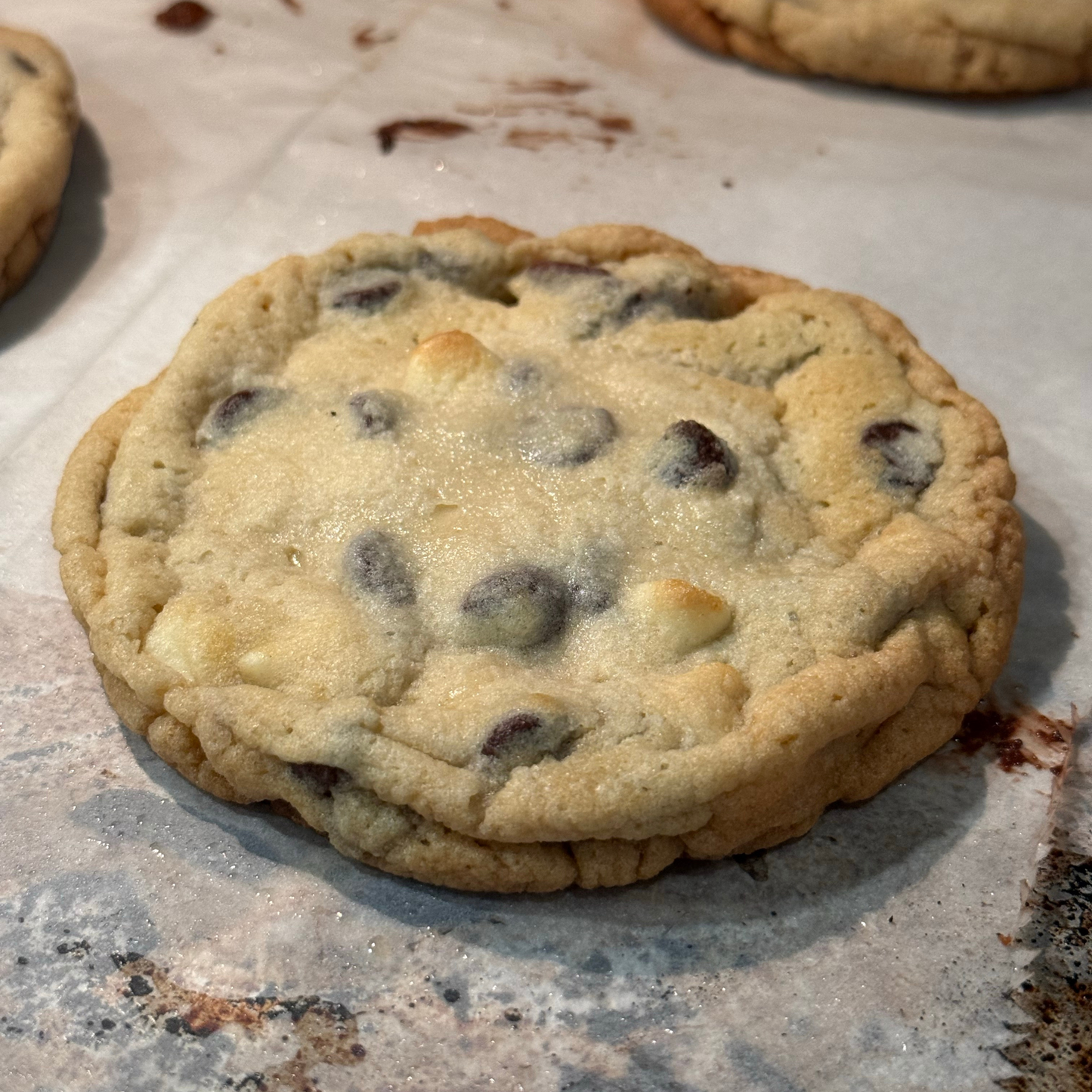 Triple Chocolate Chip Cookie